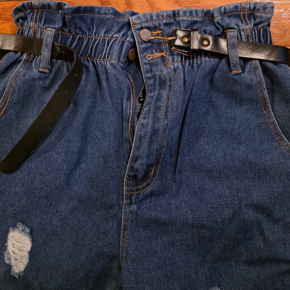 Forever 21 Distressed Paperbag Jeans - Picture 2 of 5